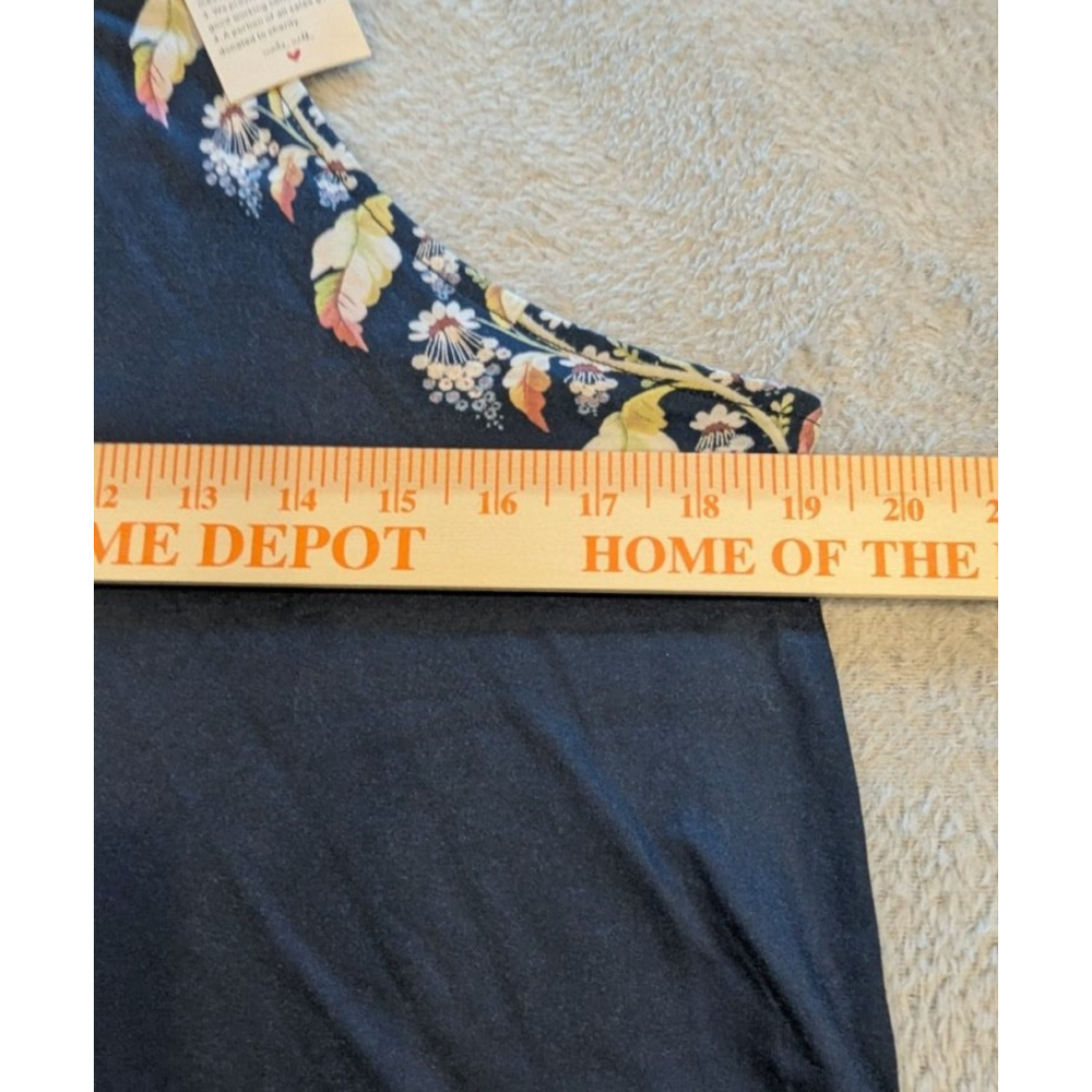 Women's Unbranded Black Floral Halter Neck Aline Dress M - Picture 8 of 11